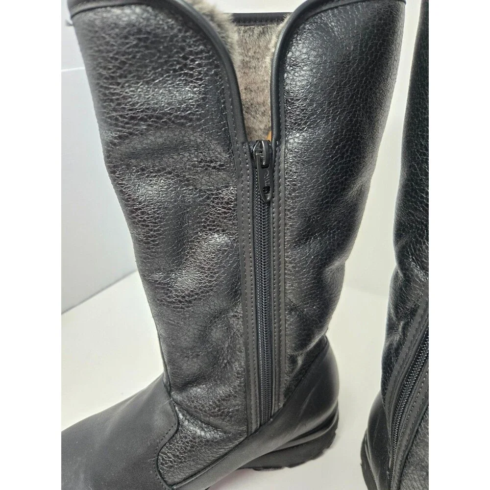 TOE WARMERS WOMEN'S T08668 SHELTER BLACK WATERPROOF MID-CALF BOOTS SIZE 7WW